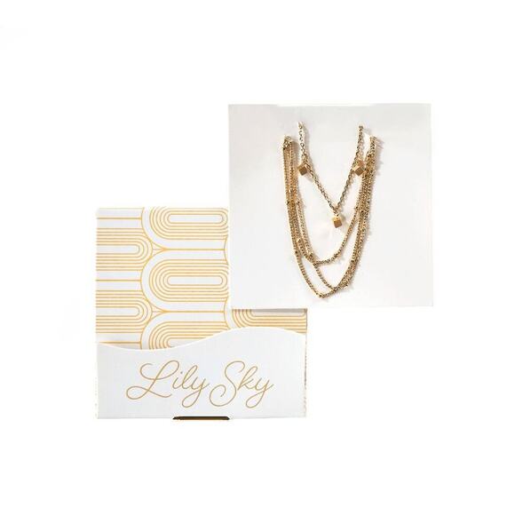 Lily Sky Sydney Bracelet Duo - gold New - Picture 1 of 1